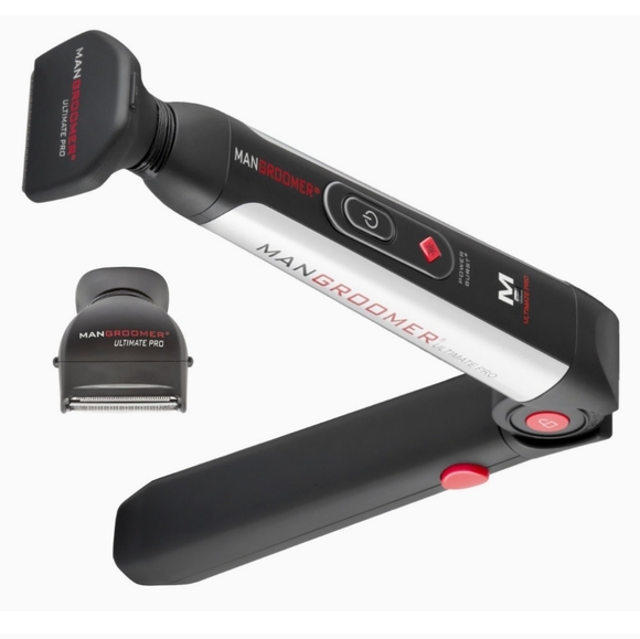 MANGROOMER Other - MANGROOMER - ULTIMATE PRO Back Shaver with 2 Shock Absorber Flex Heads